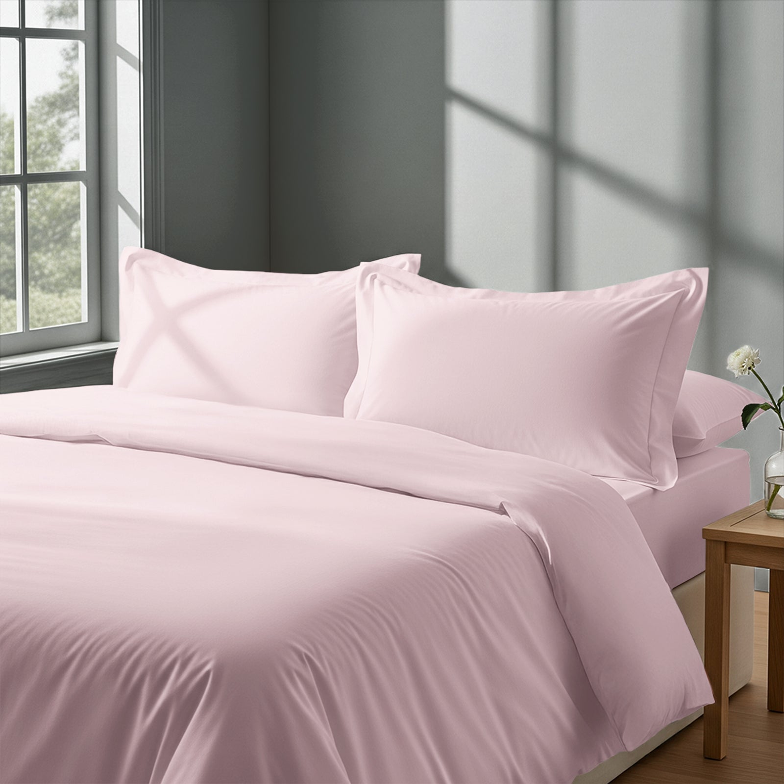 Deluxe 600 Thread Count 100% Cotton Duvet Cover Set